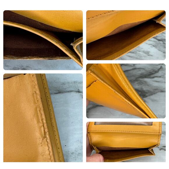 Celine Vintage Macadam Card Case Bifold Wallet Triomphe Logo M13 - Picture 5 of 11